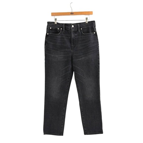 Madewell Denim - Madewell The Perfect Vintage Jeans Black High Rise Womens Size 30 Stretch Denim